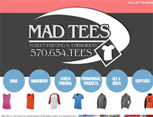 Tablet Screenshot of madtees.net